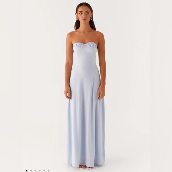 Peppermayo Exclusive Tayla Linen Maxi Dress - Floral Wave size 6 NWT - Picture 1 of 15